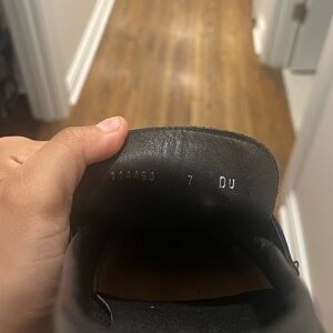 Gucci Black Leather Loafers